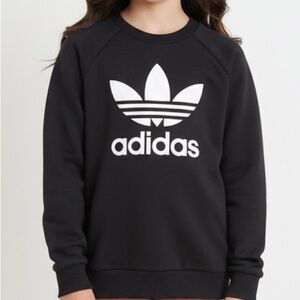 Adidas kids 11-12 year Black Crewneck Sweater